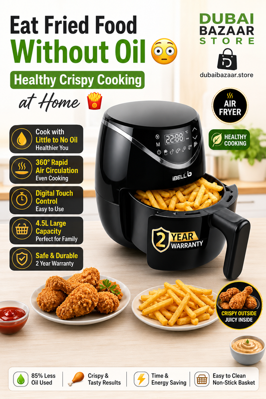 Best Air Fryer UAE | Oil-Free Crispy Cooking | Dubai Bazaar Store