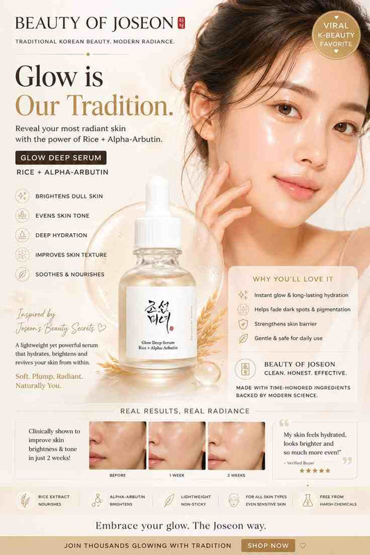 Beauty of Joseon Glow Deep Serum 30ml UAE | Korean Skincare UAE
