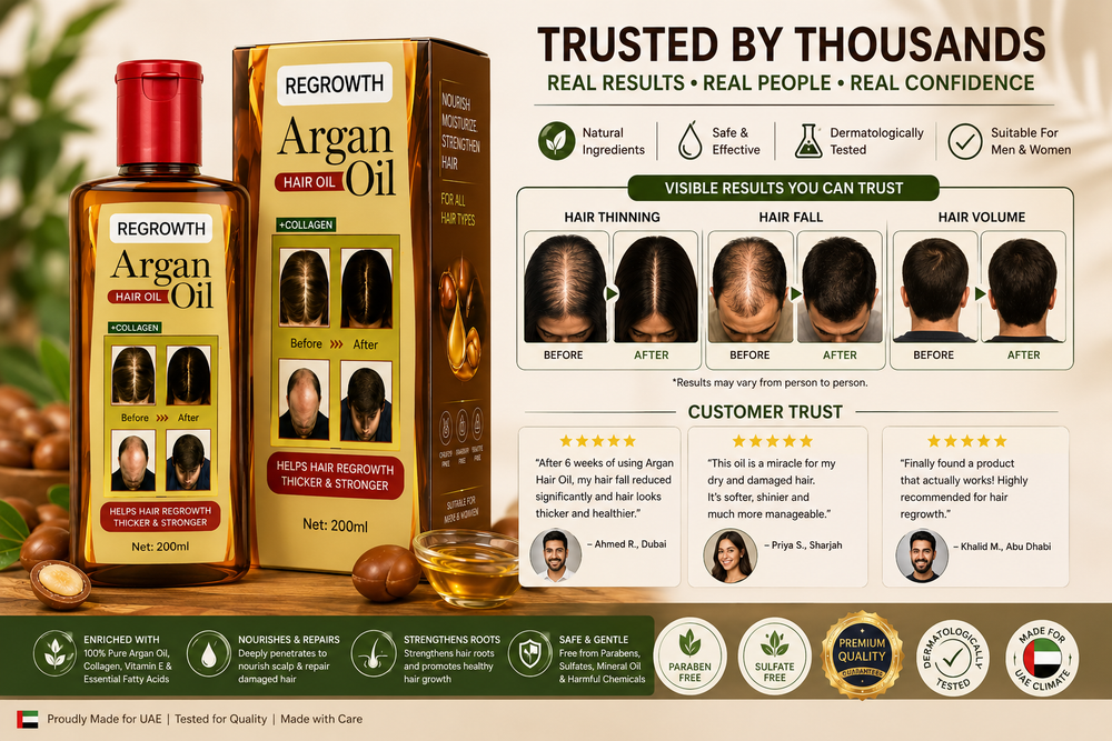 Argan Hair Oil Regrowth Treatment