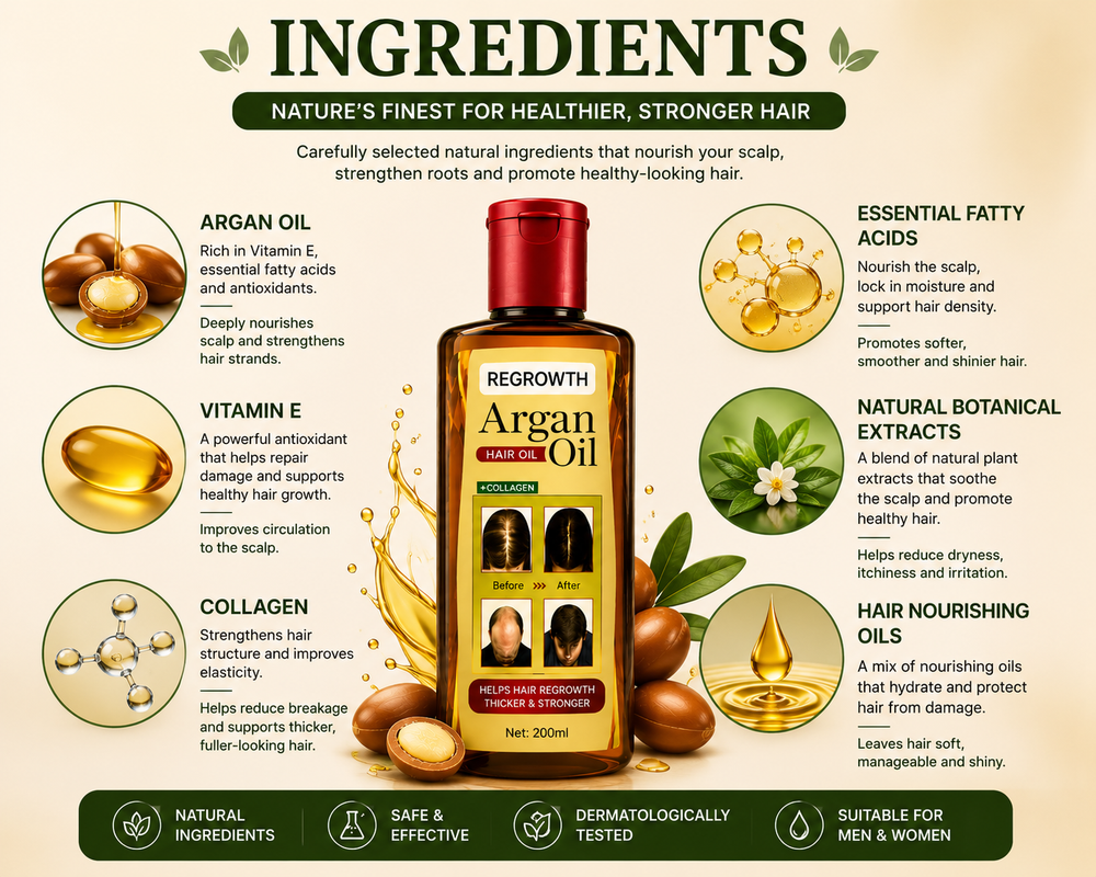 Argan Hair Oil Regrowth Treatment