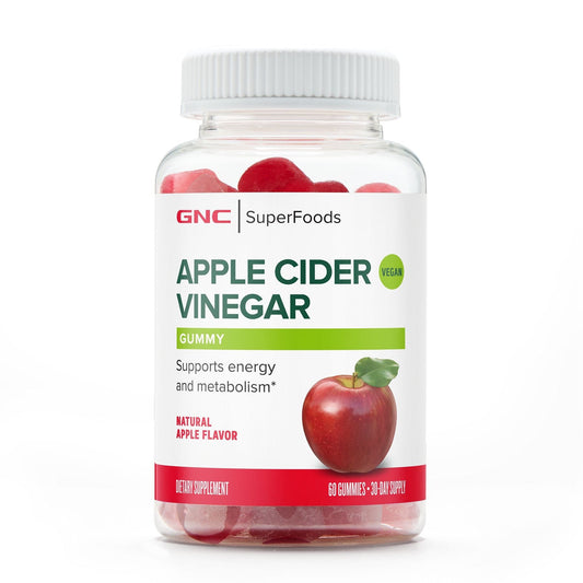 GNC SuperFoods Apple Cider Vinegar Gummies 60 – ACV Digestion UAE