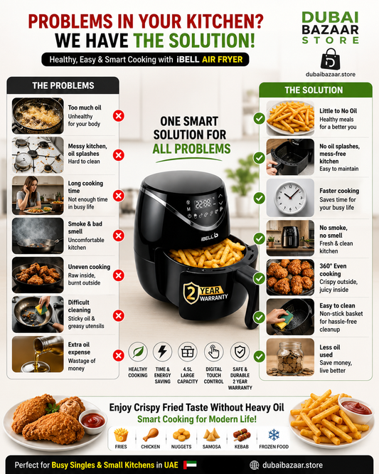 Air Fryer UAE Healthy Oil-Free Crispy Cooking Dubai Bazaar Store