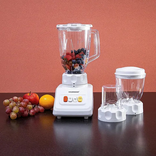 Powerful 3-in-1 Blender | Juicer, Grinder & Mixer  | 1.5L Compact Design