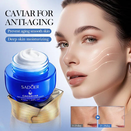 SADOER - Caviar Hyaluronic Acid Anti-Aging Repair Moisturizing Cream
